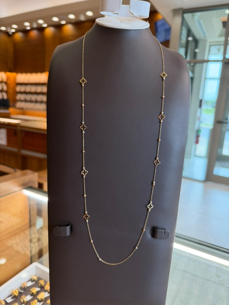 18K Gold Long Necklace - SW33293